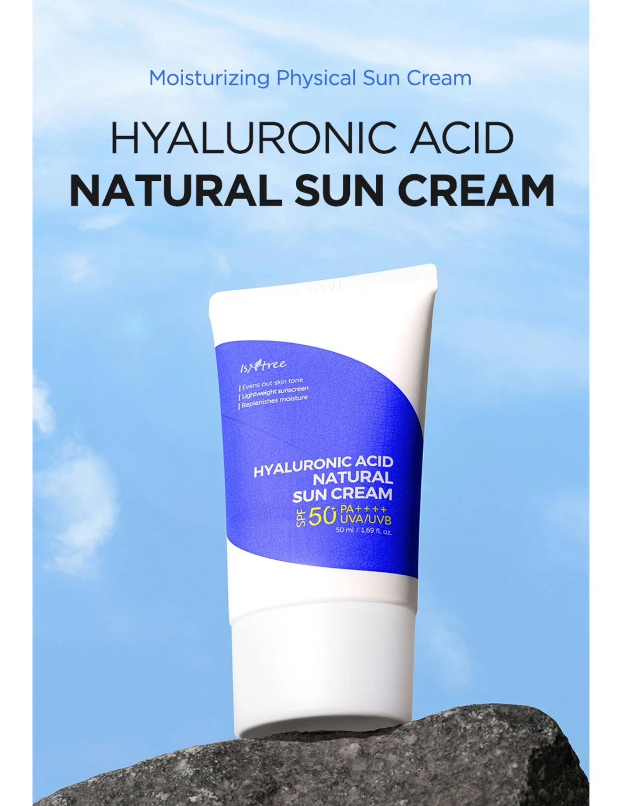 Instree Hyaluronic Acid Watery SunCream  spf50+pa+++50ml