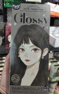 Cute Beauty Glossy DARK CHOCOLATE Hair Color