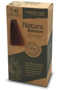 Natura Balance Hair Dye 7.43 Deep Blond Mahogany Gold
