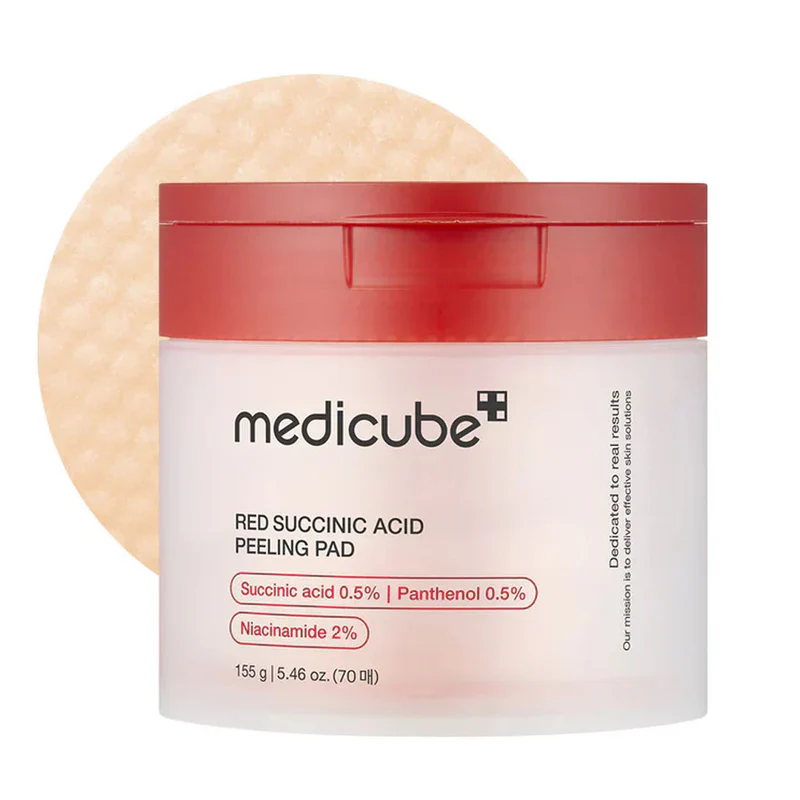 Medicube Red Succinic Acid Peeling Pad 155g 70 padz