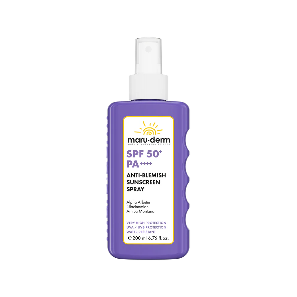 Maru-Derm Anti Blemish Sunscreen Spray spf50+pa+++200ml