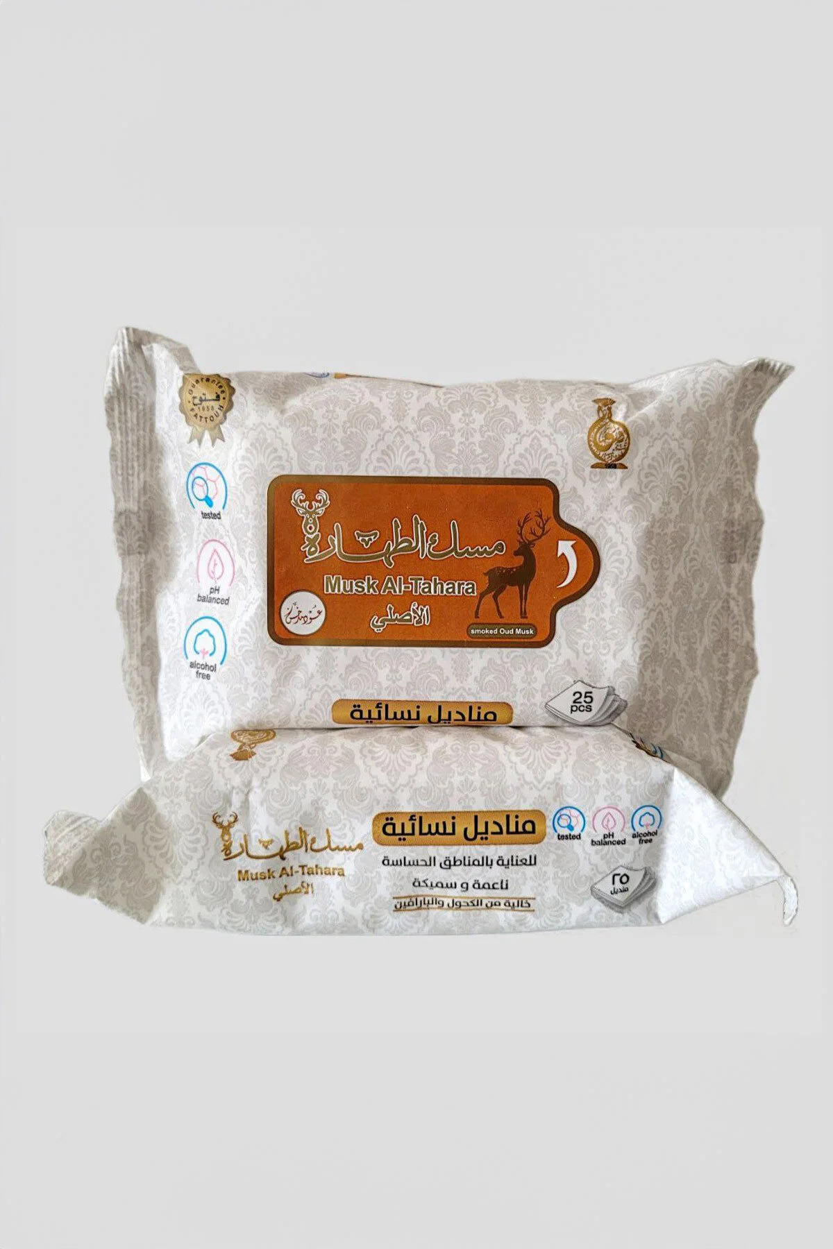 Musk Al-Tahara Smoked Oud Wet Wipes 25pcs