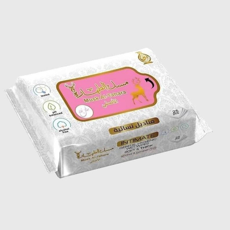 Musk Al-Tahara Rose Wet Wipes 25pcs